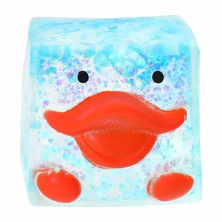 Photo of 🔥Squishy Duck Cube 2" Square Yellow BNWT🔥