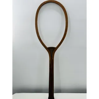 Photo of Antique 1900's Kent Pawtucket RI Harvard Cambridge Wood Tennis Racket Racquet