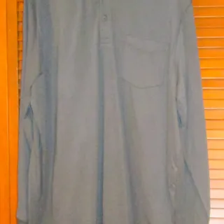 Photo of Goodfellow & Co Men's Gray Long Sleeve Polo Shirt Size XXL Preppy Smart Casual