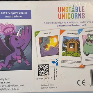 Photo of Unstable Unicorns Card Game (2nd Edition) - Brand New & Sealed