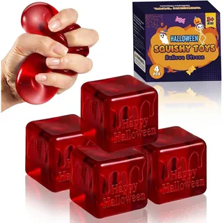 Photo of 🔥Halloween Stress Blood Cube 4 Pack Squishy Toys BNWT🔥