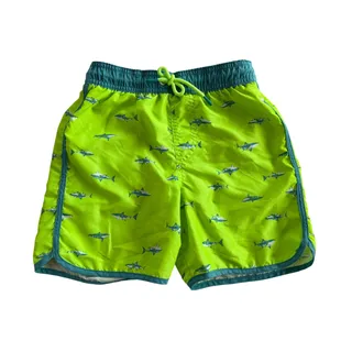 Photo of Cat & Jack Boy's Medium (8) Light Green and Teal Swimwear Shorts