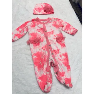 Photo of We Play Pink Boutique One Piece Size 0 To 3 Months With Ruffles Around Waist