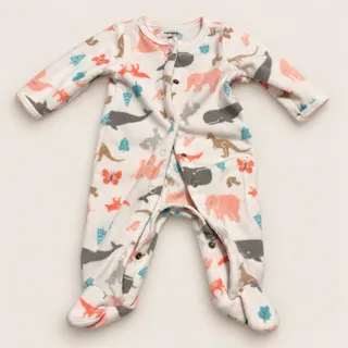 Photo of New Carters Baby Animal Bunny Newborn Sleeper Baby Pajamas Full Zip One Piece