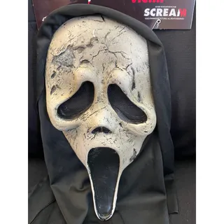 Photo of SCREAM GHOST FACE DEAD BY DAYLIGHT AGED MASK W SHROUD HALLOWEEN COSTUME FW93579