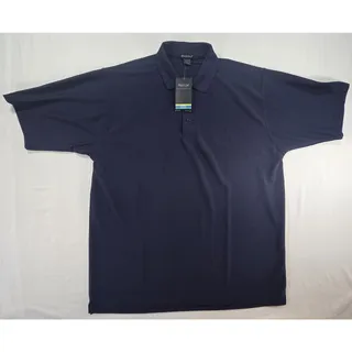 Photo of Rivers End Polo Shirt Mens 2XL Navy Blue NWT Short Sleeve Golf Casual Performance