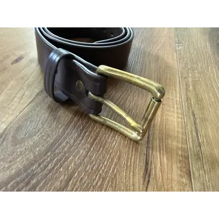 Photo of BullBelts The Bull Belt 100% Full Grain Leather Brown Made in USA,Sz 38
