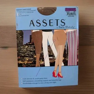 Photo of ASSETS by Sara Blakely Perfect Pantyhose Brown Size 2X 2XL Plus Bodyshaping NIP