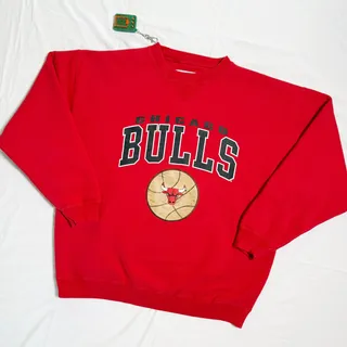 Photo of Vtg 90's Chicago Bulls Heavyweight Sweatshirt - XL