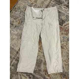 Photo of Lot of 6 Pairs of Men’s Pants, all brands and sizes are below. Sizes 36/38 waist