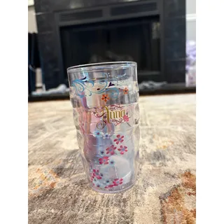 Photo of Disney Frozen Elsa Anna Kids Plastic Tumbler Cup 10oz Purple Rim