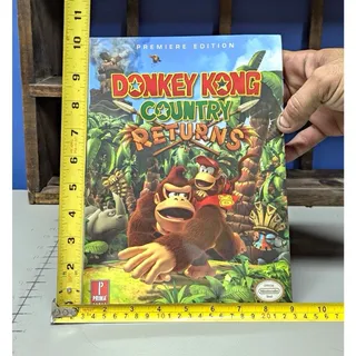 Photo of Prima Games Donkey Kong Country Returns Premiere Strategy Guide w/ Poster