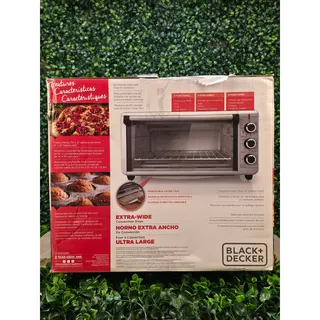 Photo of BLACK+DECKER TO3240XSBD 8-Slice Extra-Wide Convection Toaster Oven NEW