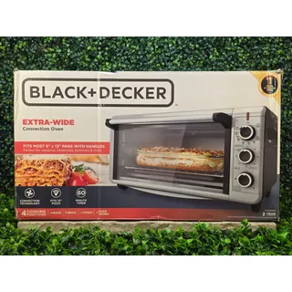 Photo of BLACK+DECKER TO3240XSBD 8-Slice Extra-Wide Convection Toaster Oven NEW