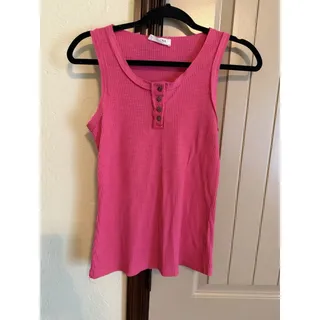Photo of Zenana Women's Pink Tank Size XL