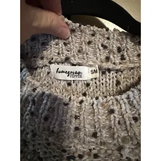 Photo of Homegrown Hippie Sweater Size S/M Women's Worn Look
