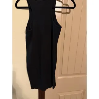 Photo of Wild Fable Women's Black Ribbed Tank Dress Size S