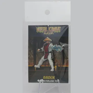 Photo of McFarlane Mortal Kombat Klassic 3D Metal Pin Set Raiden Chase Sub-Zero Sealed