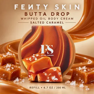 Photo of Fenty Skin Butta Drop Body Cream Moisturizer Salted Caramel Refill 6.7 oz