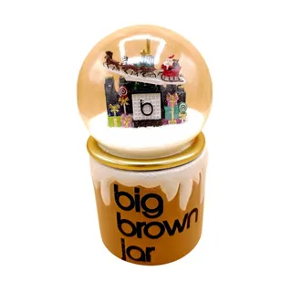 Photo of Bloomingdales Candy Jar Snow Globe Big Brown Bag 2024 Limited Edition 59th St