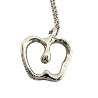 Photo of Tiffany & Co Vintage Apple Necklace in Sterling Silver 16" Chain