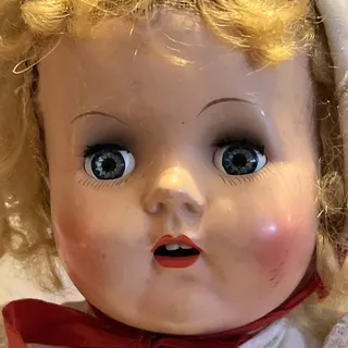 Photo of Vintage Cryer Doll Rubber with Cloth Sleep Eyes 18"