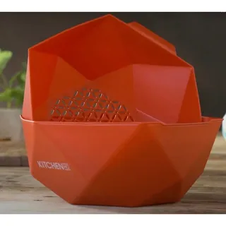 Photo of Kitchen HQ 2pack Tilting Mixing Bowl and Colander Set NIB