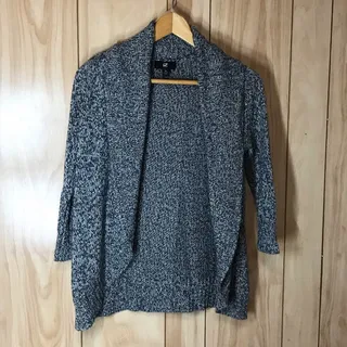 Photo of iZ Byer Marled Cardigan M Whimsigoth Boho Knit Sweater
