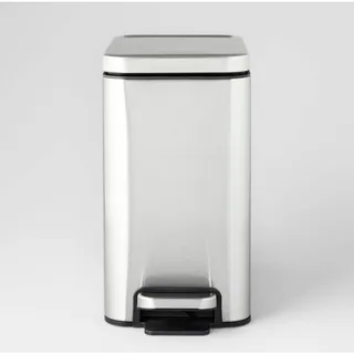 Photo of 10L Stainless Slim Step Trash Can - Brightroom™