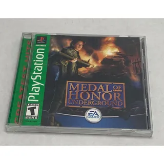 Photo of Medal of Honor Underground Greatest Hits Sony PlayStation PS1 Game Pre Owned