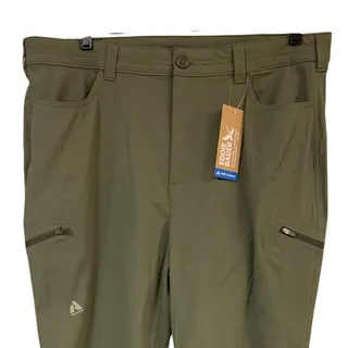 Photo of New Eddie Bauer Womens Slate Army Green UPF 50+ High Rise Outdoor Guide Pants