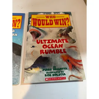 Photo of Who Would Win? Set of 2 Paperback Books Scholastic ultimate ocean rumble