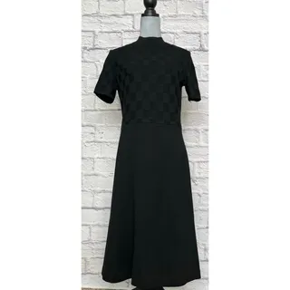 Photo of Awesome Vintage Gino Paoli Minimalist Wool Blend Midi Dress