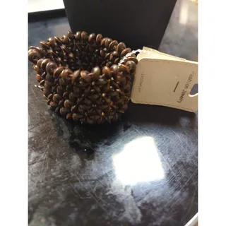 Photo of NT fashion Jewelry brown wooden bracelet stretch to your size