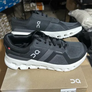 Photo of On Cloudrunner 2 'Black/Gray/White' CloudTec Running Sneakers | Mens 11 | New