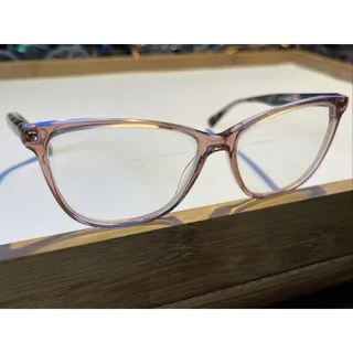 Photo of Wittnauer Angelique Eyeglasses Womens Pink Blush Cat Eye Frames 53-14-140