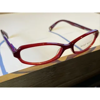 Photo of Nine West 375 EY7 Eyeglasses Women's Red Tort Plastic Full Rim 49-15-130 Frames