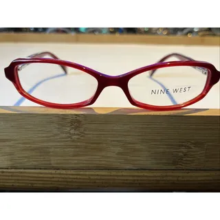 Photo of Nine West 375 EY7 Eyeglasses Women's Red Tort Plastic Full Rim 49-15-130 Frames