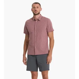 Photo of Vuori Men's Short Sleeve Bridge Button Down Casual Dress shirt medium