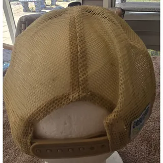 Photo of Blessed Cap Hat Genevieve Gail Brown Mesh Snapback Adjustable Distressed