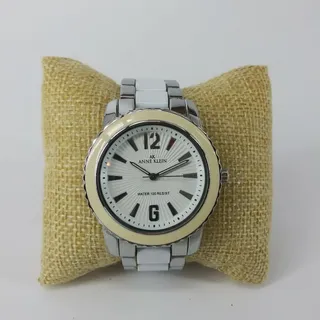 Photo of AK Anne Klein Watch Women's Wristwatch 121E White Y2K