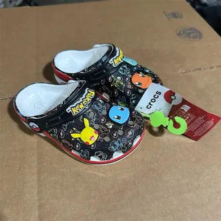 Photo of Crocs Pokemon Print Classic Clog 'Black' 211345-90H | Kids Toddler 8 EU24 | NWT
