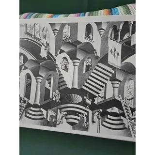 Photo of M.C. Escher Concave and Convex 1000 Piece Puzzle by Selegiochi