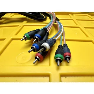 Photo of STEREN Component RCA A/V Cable 10ft RCA Male to RCA Male 5 RCA Black