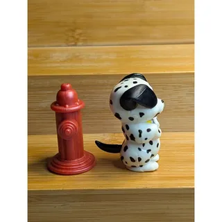 Photo of 1995 Littlest Pet Shop LPS Kenner Fearless Friends Puppy Dalmation & Hydrant