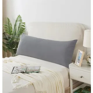 Photo of Body Pillow, Gray, Shredded Memory Foam 19"W x 50"L by CreTopWin