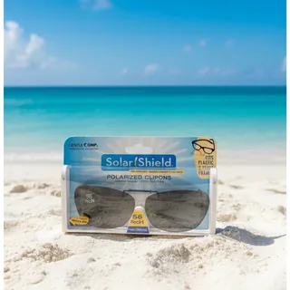 Photo of Solar Shield Polarized Clip-on Sunglasses 56 RecH