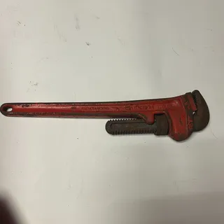 Photo of 18 The Ridge Tool Co. Elyria Ohio Ridgid Heavy Duty Straight Pipe Wrench 16"