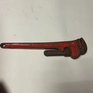 Photo of 18 The Ridge Tool Co. Elyria Ohio Ridgid Heavy Duty Straight Pipe Wrench 16"