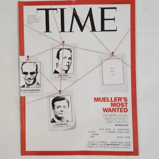 Photo of Time Magazine Nov 13 2017 Mueller's Most Wanted Back Issue Collectible